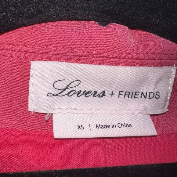 Lovers And Friends City Blazer Dress Size XS Magenta Hot Pink Mini Sexy Retro - Picture 10 of 14